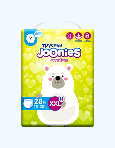 JOONIES Comfort panties, XXL (15-20 kg), 28 dona