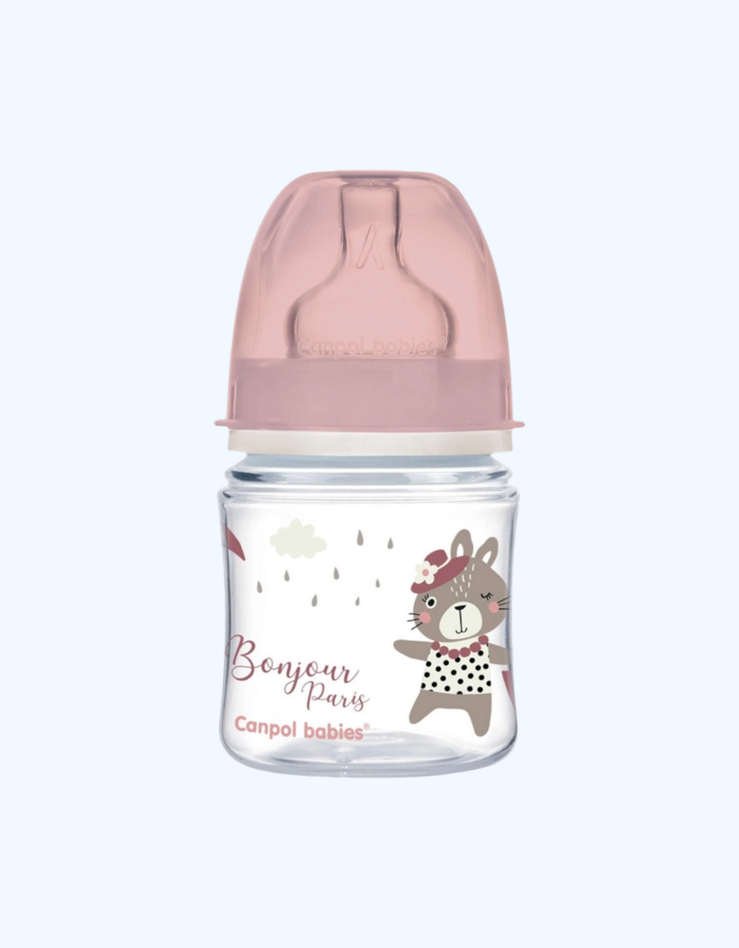Canpol Babies Антиколиковая бутылочка с широким горлышком "Easy Start", 0+ мес., 120 мл