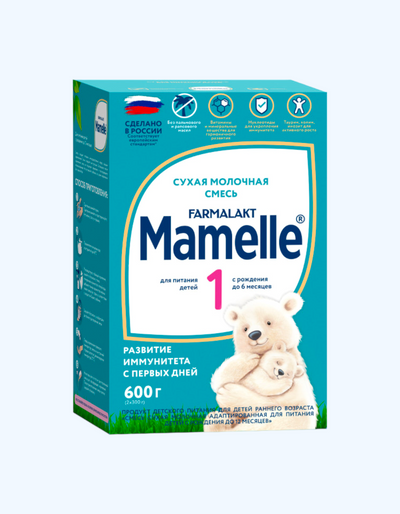 Mamelle 1, 0-6 мес, Смесь сухая молочная адаптированная начальная, 300/600 г