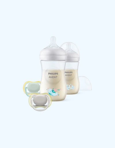 Avent Natural Response Детский подарочный набор, 2 бутылочки + 2 пустышки