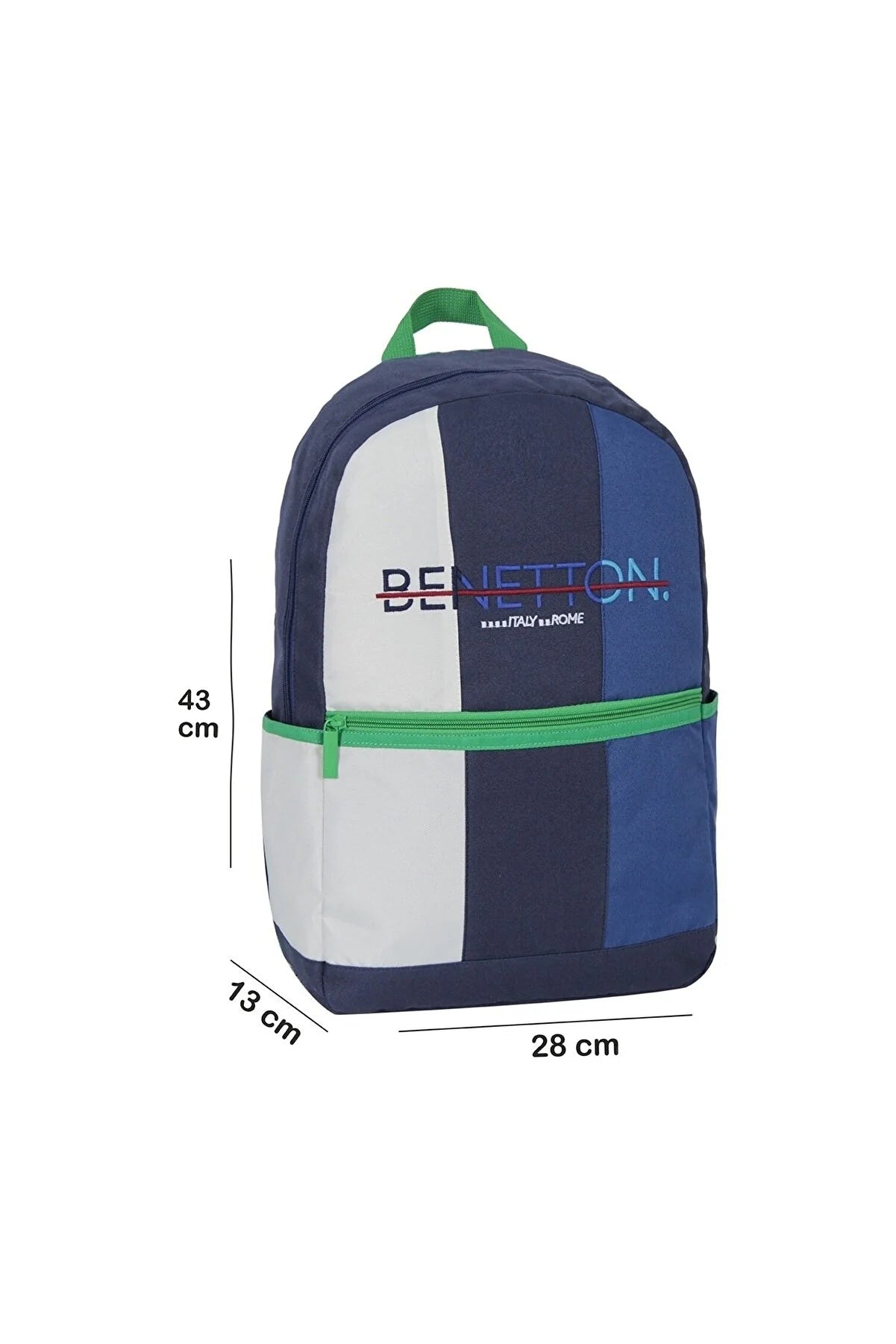 United Colors of Benetton Школьный рюкзак, с вышивкой, разноцветный