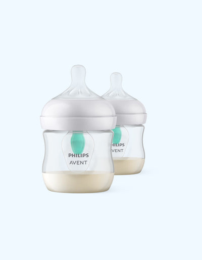 Avent Natural Response Детские бутылочки с клапаном AirFree, медленный поток, 2 шт., 0-3 мес., 125 мл