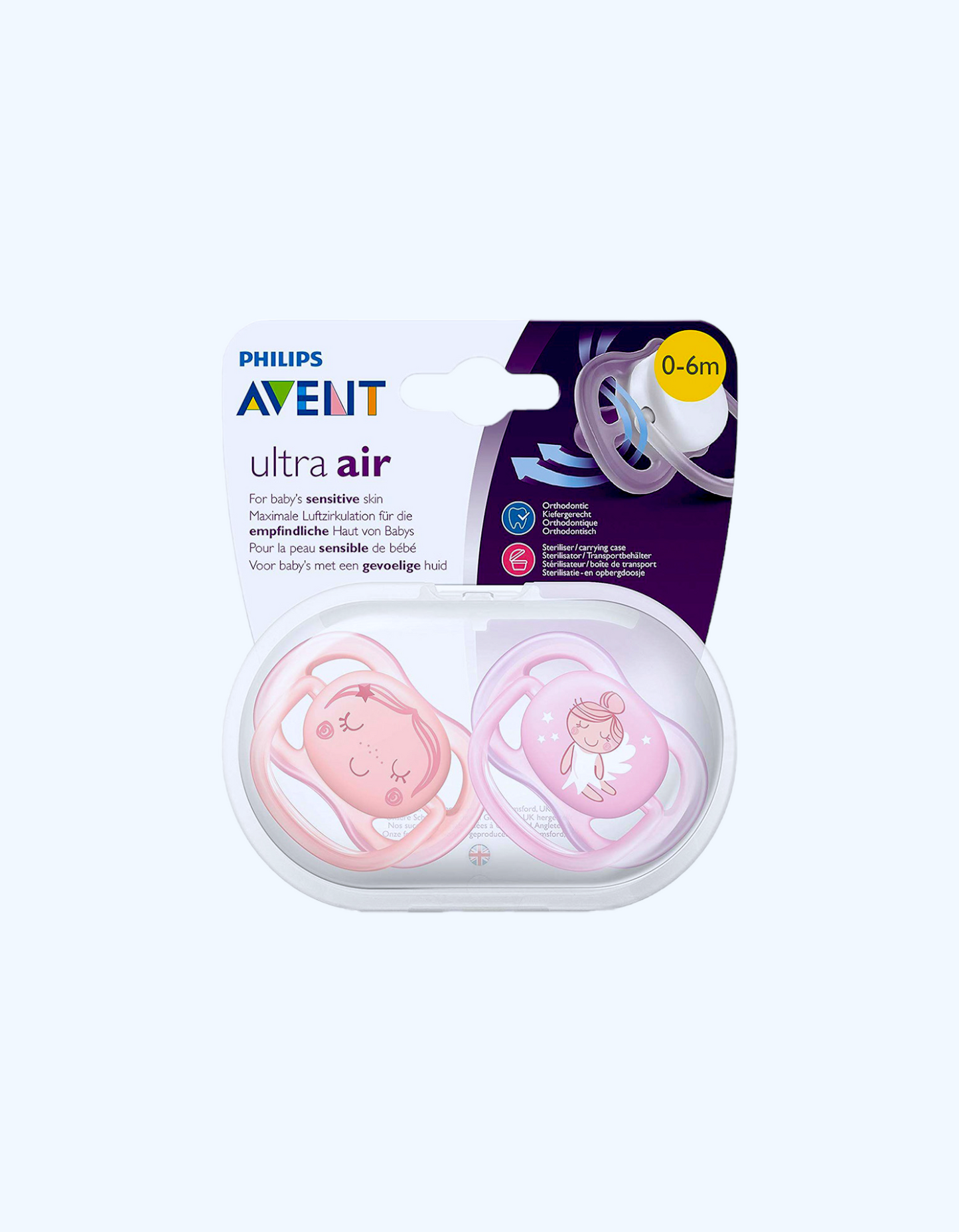 Avent Ultra Air seriyali emziklar, 0-6 oy.