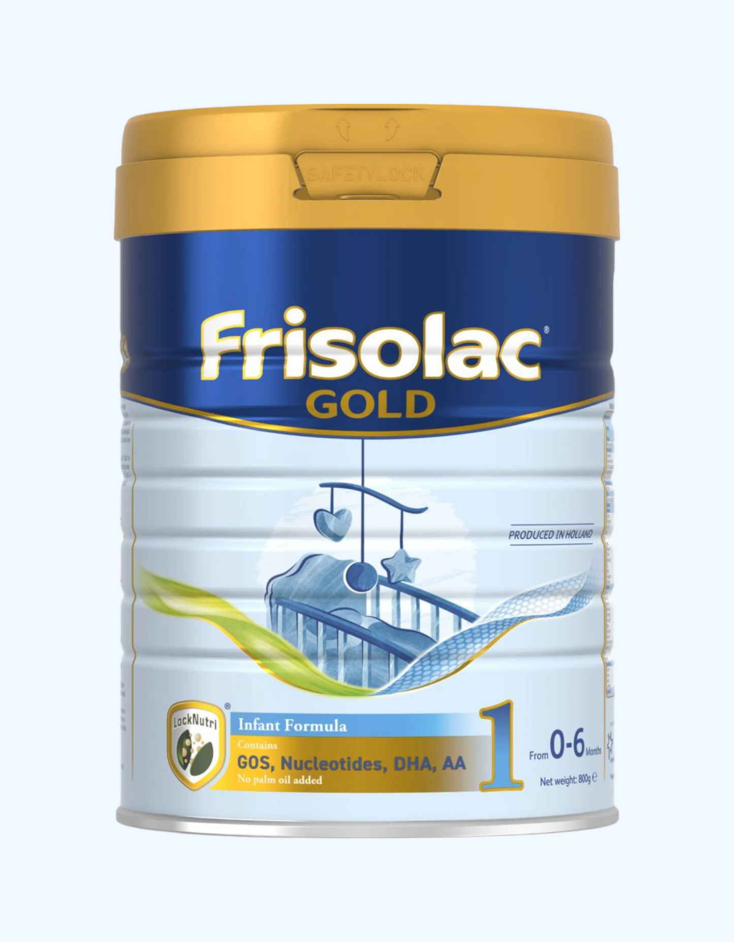 Frisolac Gold 1 Quruq formula, sut, moslashtirilgan, 0-6 oy, 400 g