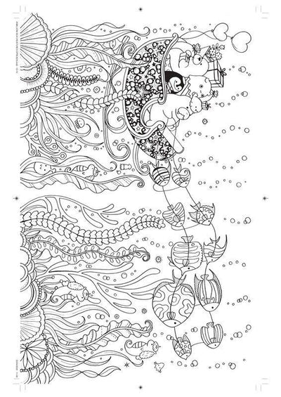 Lulu Mayo Раскраска-антистресс "A million sea creatures"