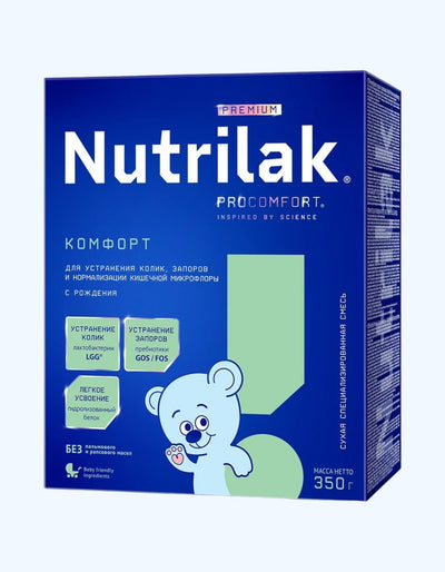 Nutrilak Premium Комфорт с рождения, 350 г