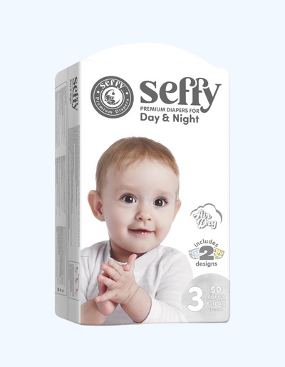 Seffy 3 Подгузники, 6-10 кг, 50 шт