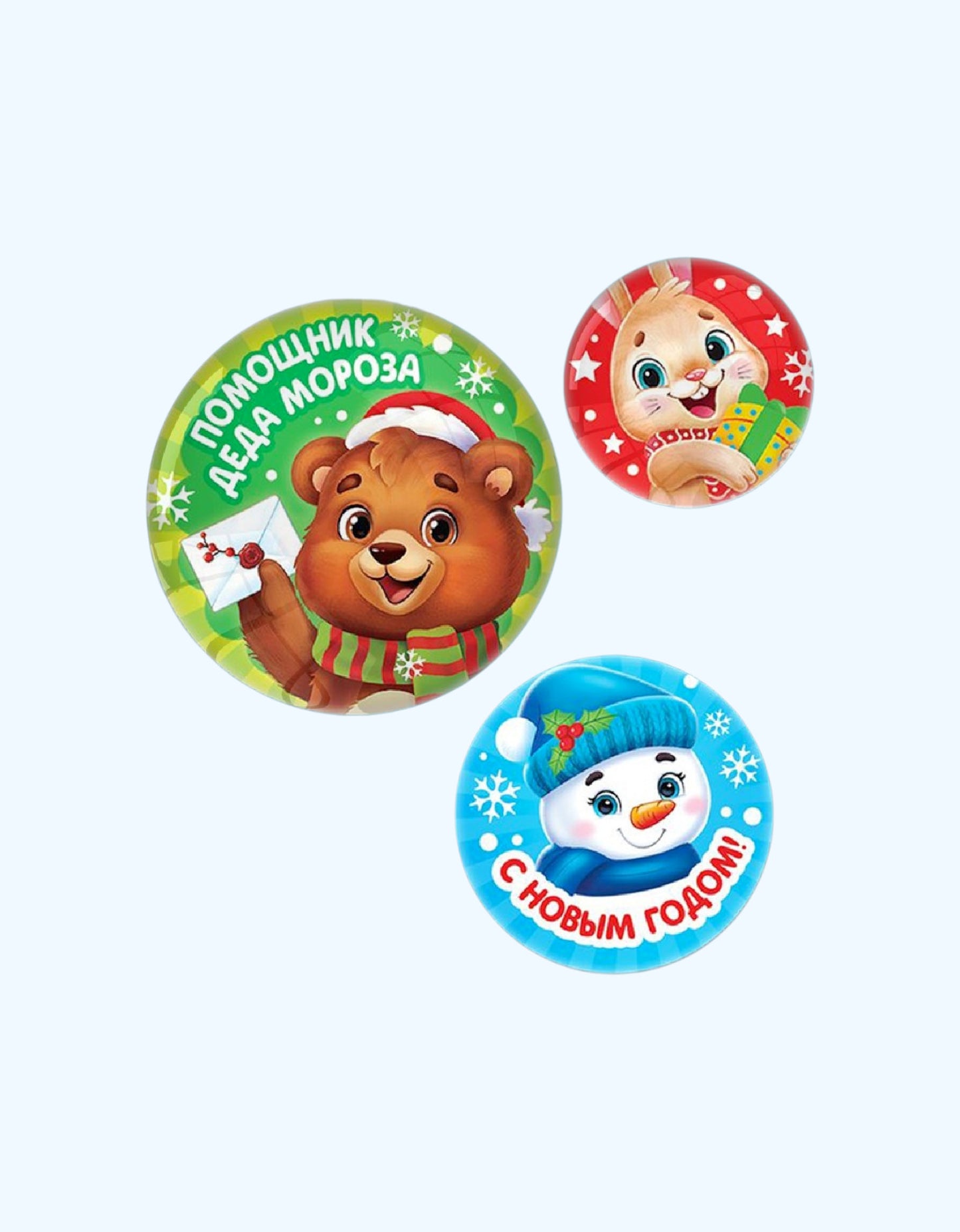 БукваЛенд Новогодний набор, письмо, адвент-бродилка, значки