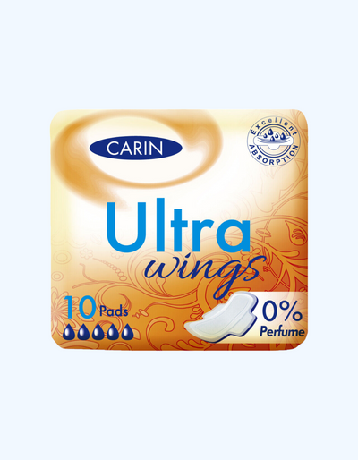 Carin Прокладки Ultra Wings, 5 капель, 10 шт