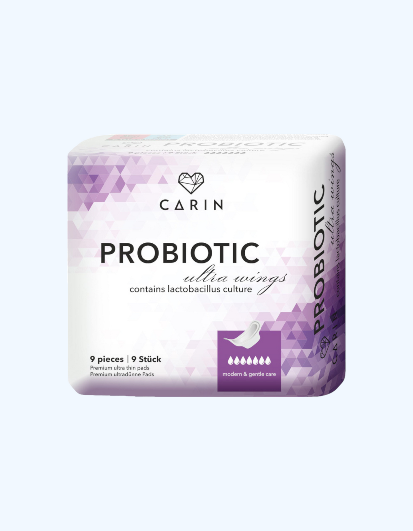 Carin Прокладки ProBiotic, 7 капель, 9 шт