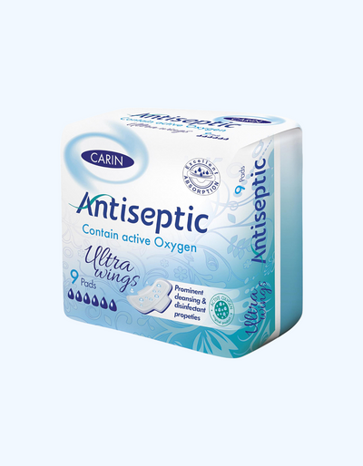 Carin Прокладки AntiCeptic, 6 капель, 9 шт