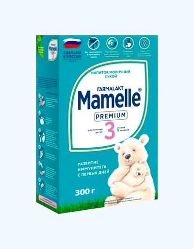 Mamelle Premium 3, напиток молочный сухой, 12+ мес, 300 г