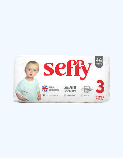 Seffy 3 Panty tagliklar, 6-10 kg, 46 dona