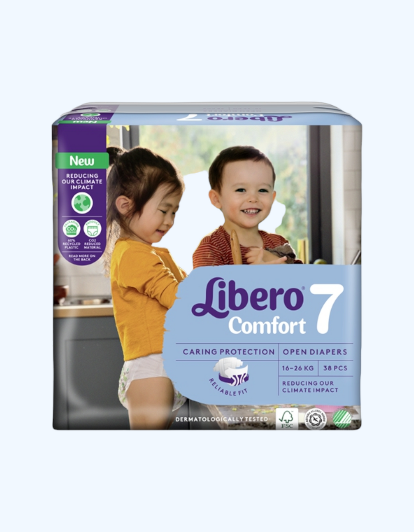 Libero Comfort 7, tagliklar, 16-26 kg, 21/38 dona