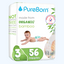 PureBorn 3 ta bambuk tagliklari, 5-8 kg, 28/56/112 dona