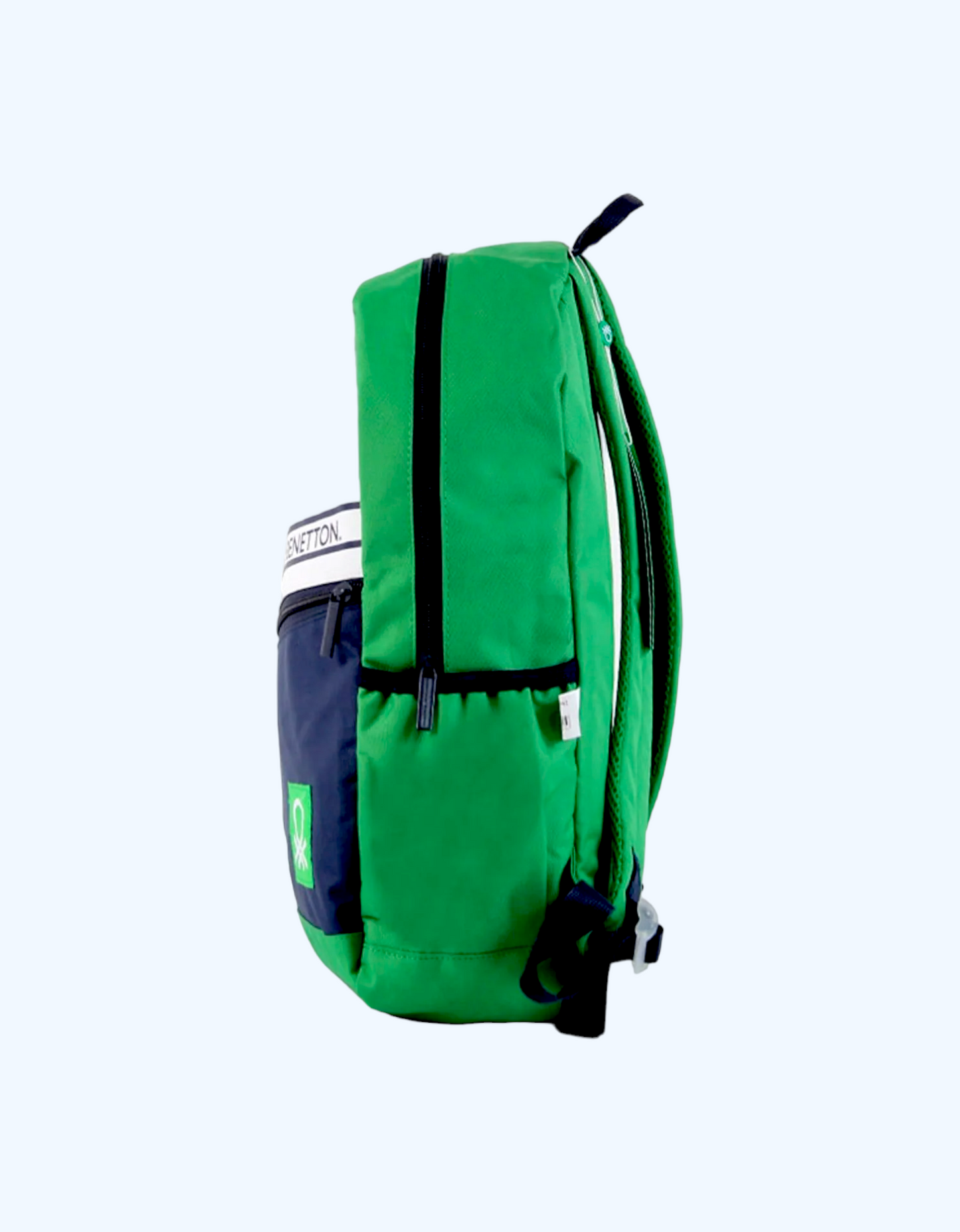 United Colors of Benetton Школьный рюкзак, ярко-зелёный