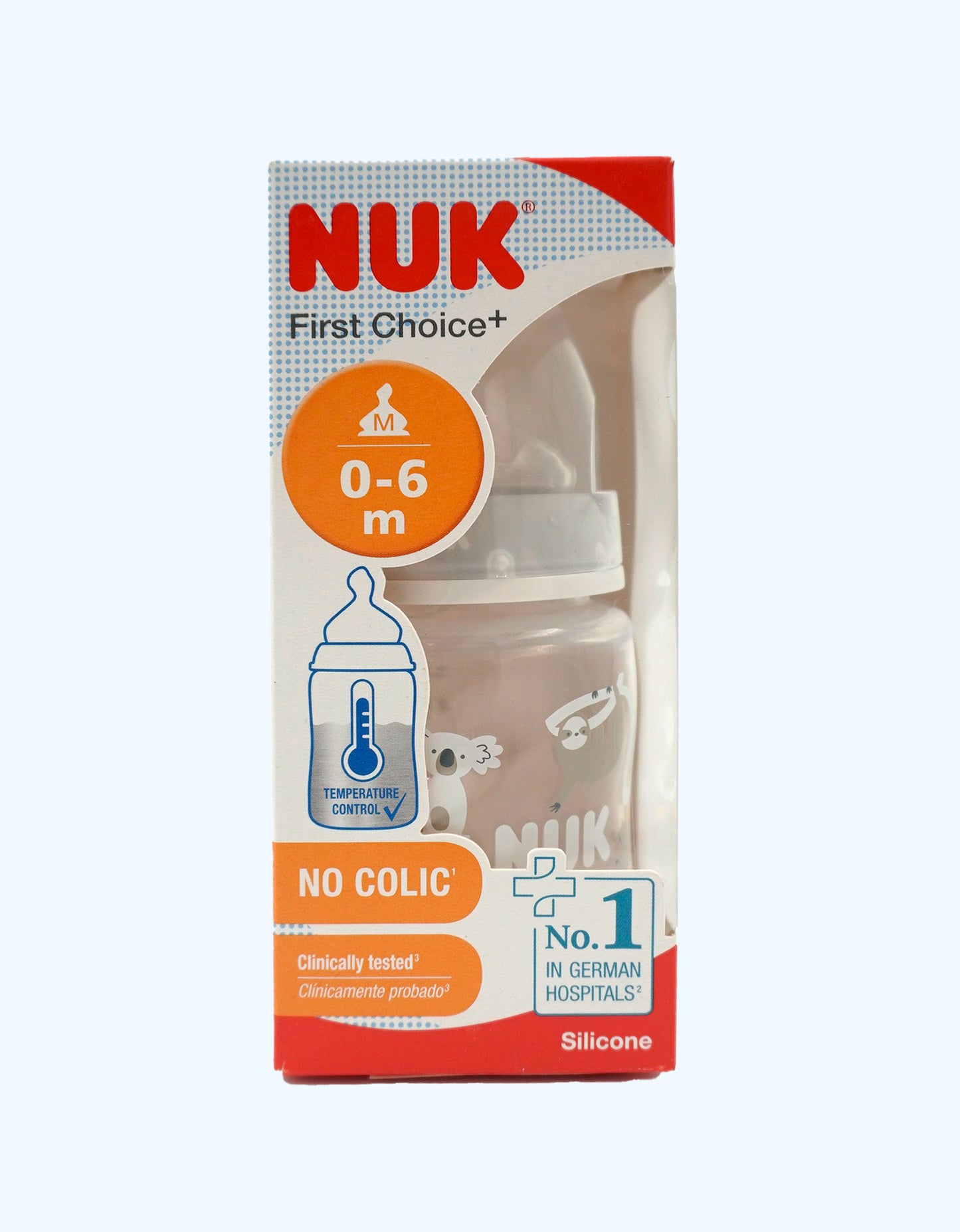 Nuk Bottle FC+ Temp silikon nipelli, timsoh, 150 ml