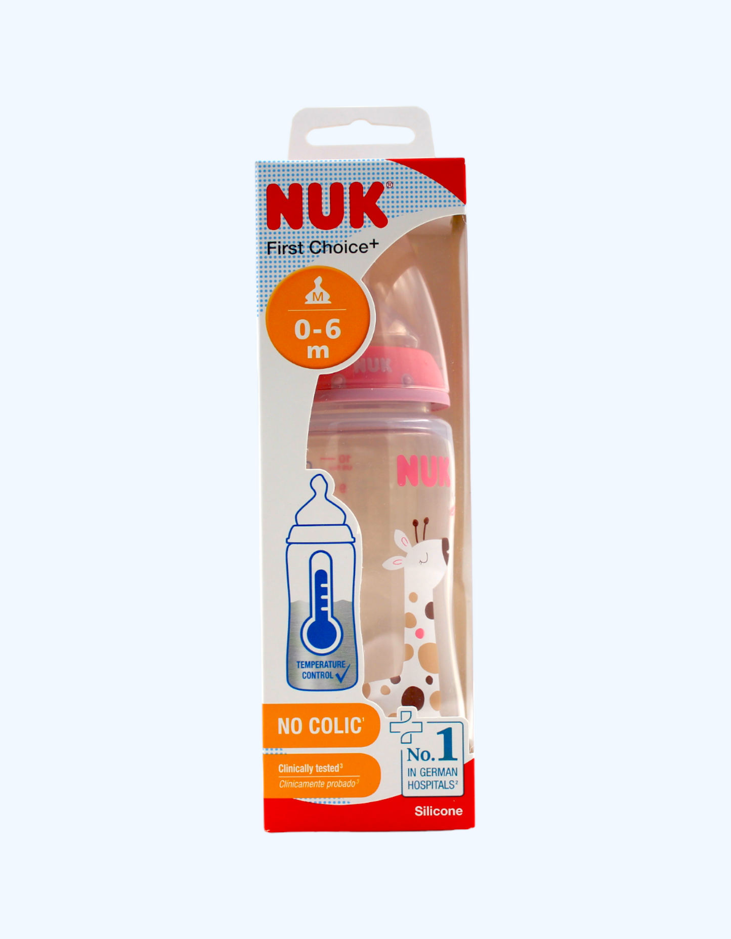 Nuk Bottle FC+ Temp silikon nipelli, timsoh, 300 ml