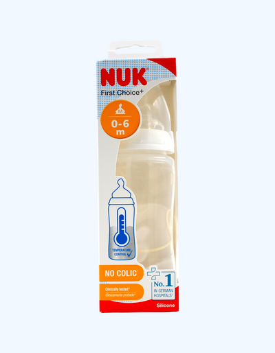 Nuk Бутылка FC+ Temp с силиконовой соской, сердце, 300 мл
