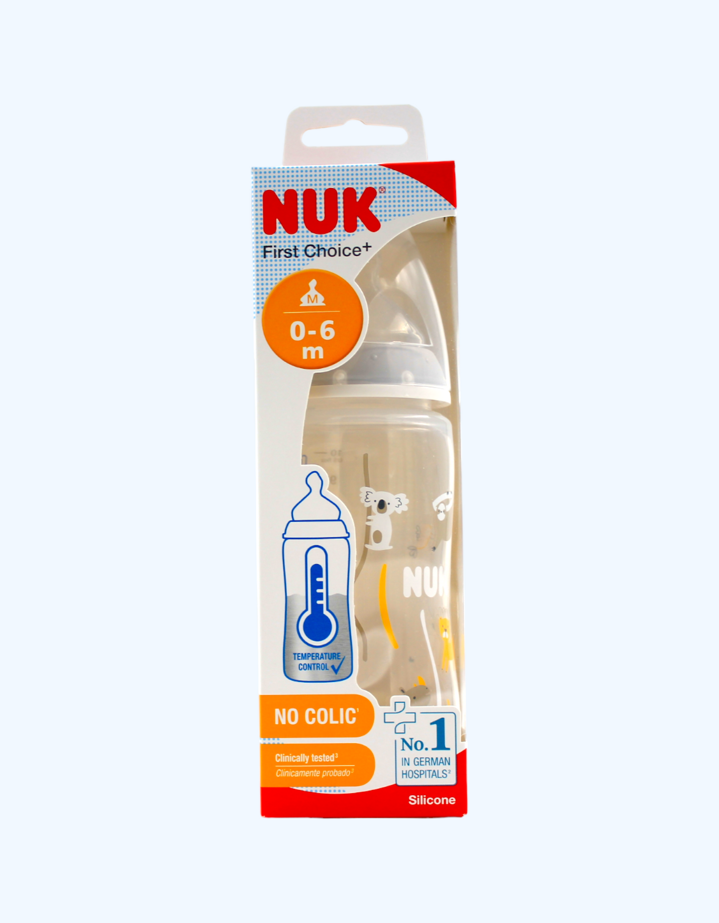 Nuk Bottle FC+ Temp silikon nipelli, timsoh, 300 ml