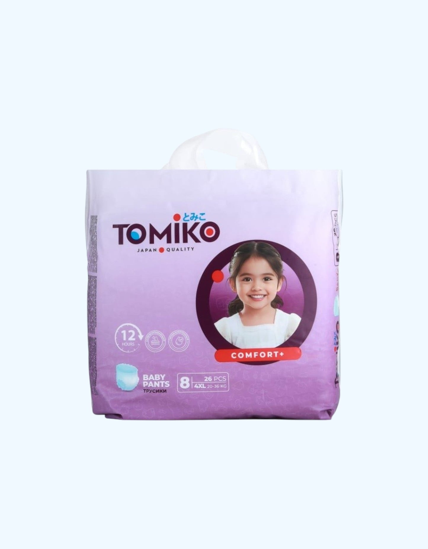 Tomiko Подгузники трусики Comfort+, размер 4XL, 20-36 кг, 26 шт.