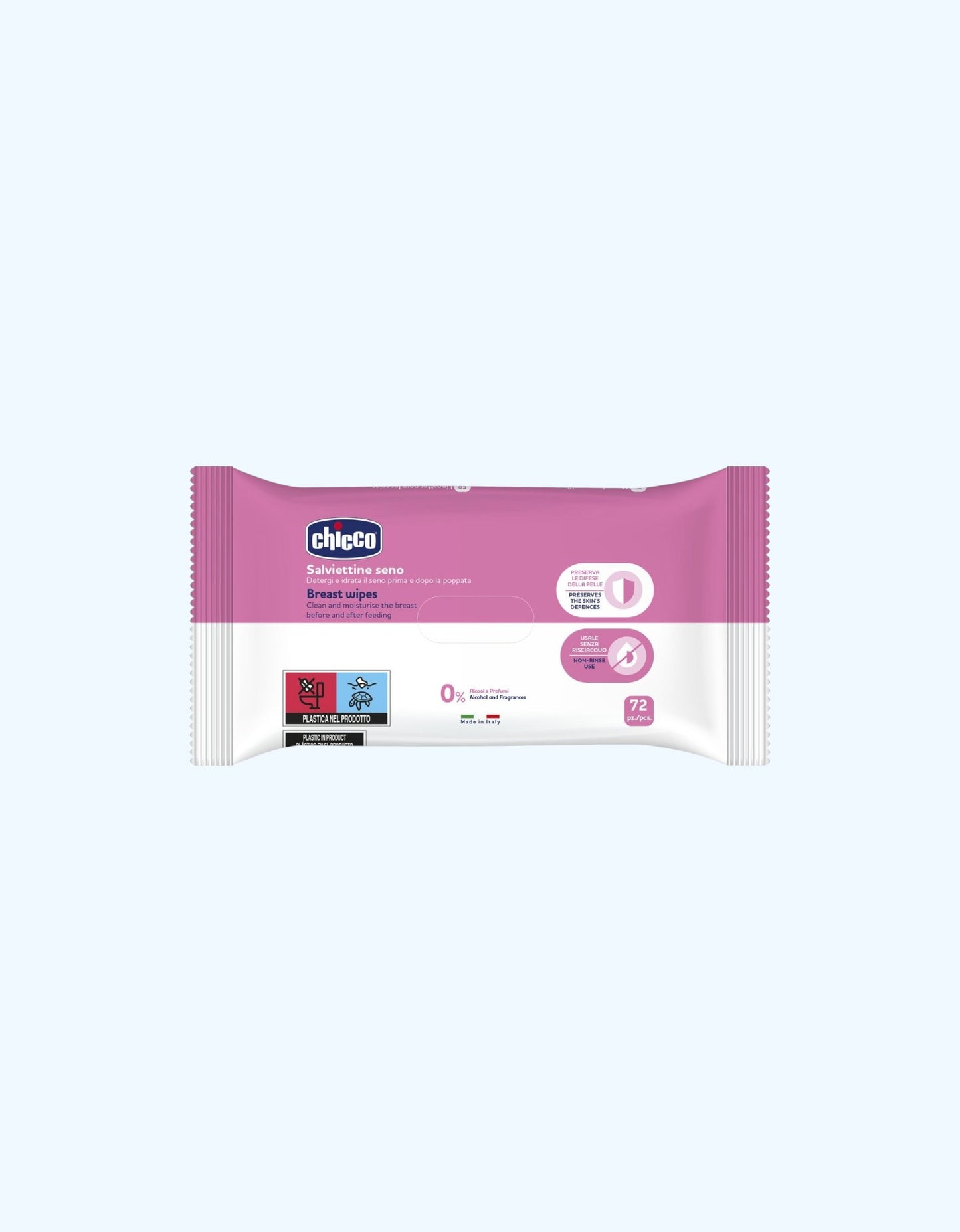 Chicco Салфетки для груди, 72 шт
