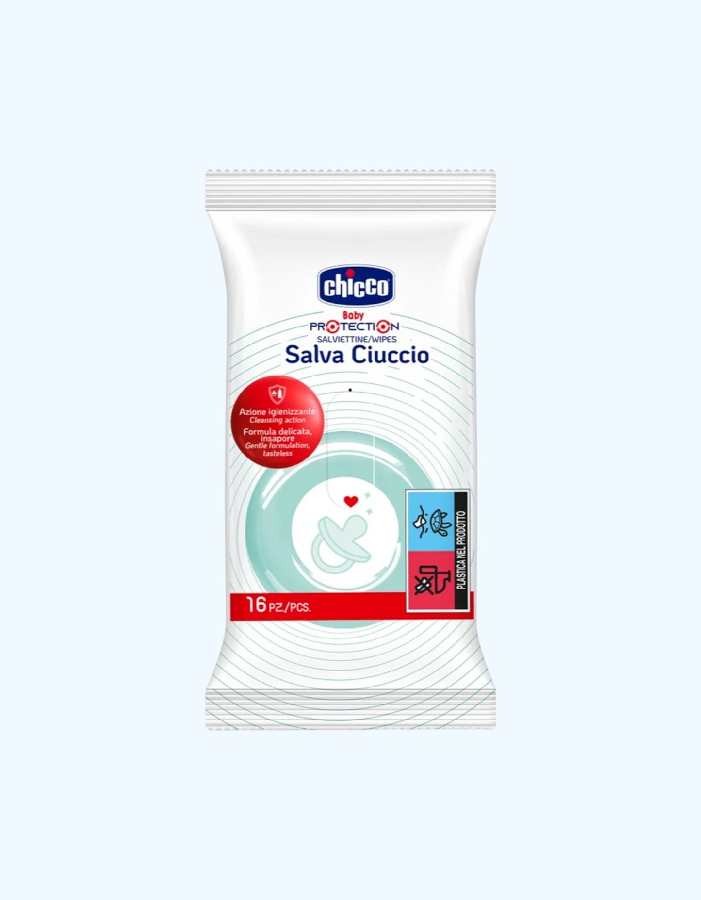 Chicco Салфетки для пустышек, 16 шт