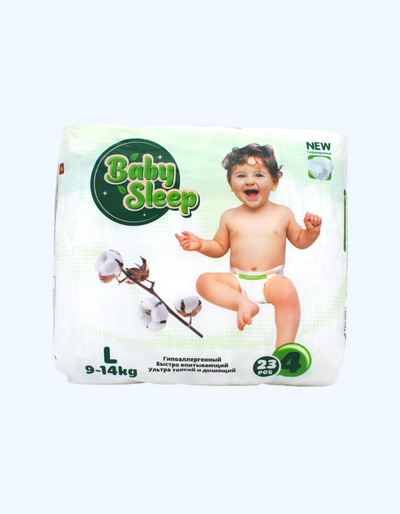 Baby Sleep 4 Подгузники, 9-14 кг, 23/48 шт