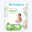 PureBorn 4 ta bambuk tagliklari, 7-12 kg, 24/48/96 dona