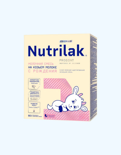 Nutrilak Premium 2 Сухая молочная смесь, на козьем молоке, с 6 мес., 350/600 г