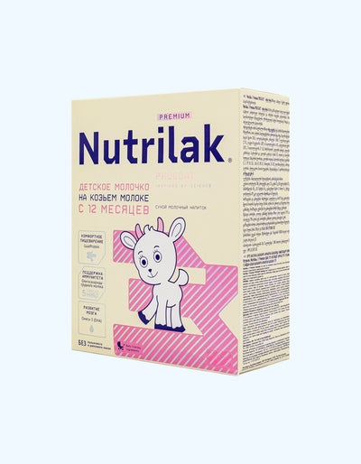 Nutrilak Premium 3 Сухая молочная смесь, на козьем молоке, с 12 мес., 350/600 г