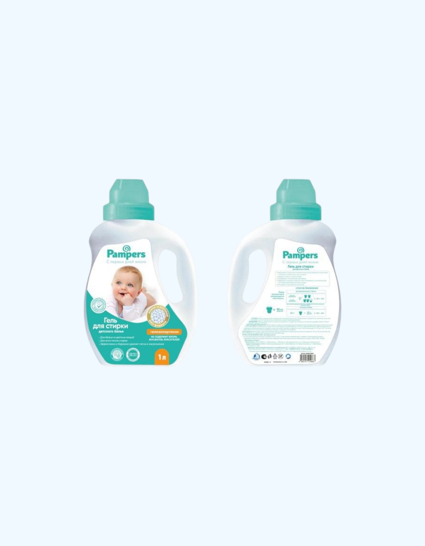 Pampers Гель для стирки детского белья, 1л