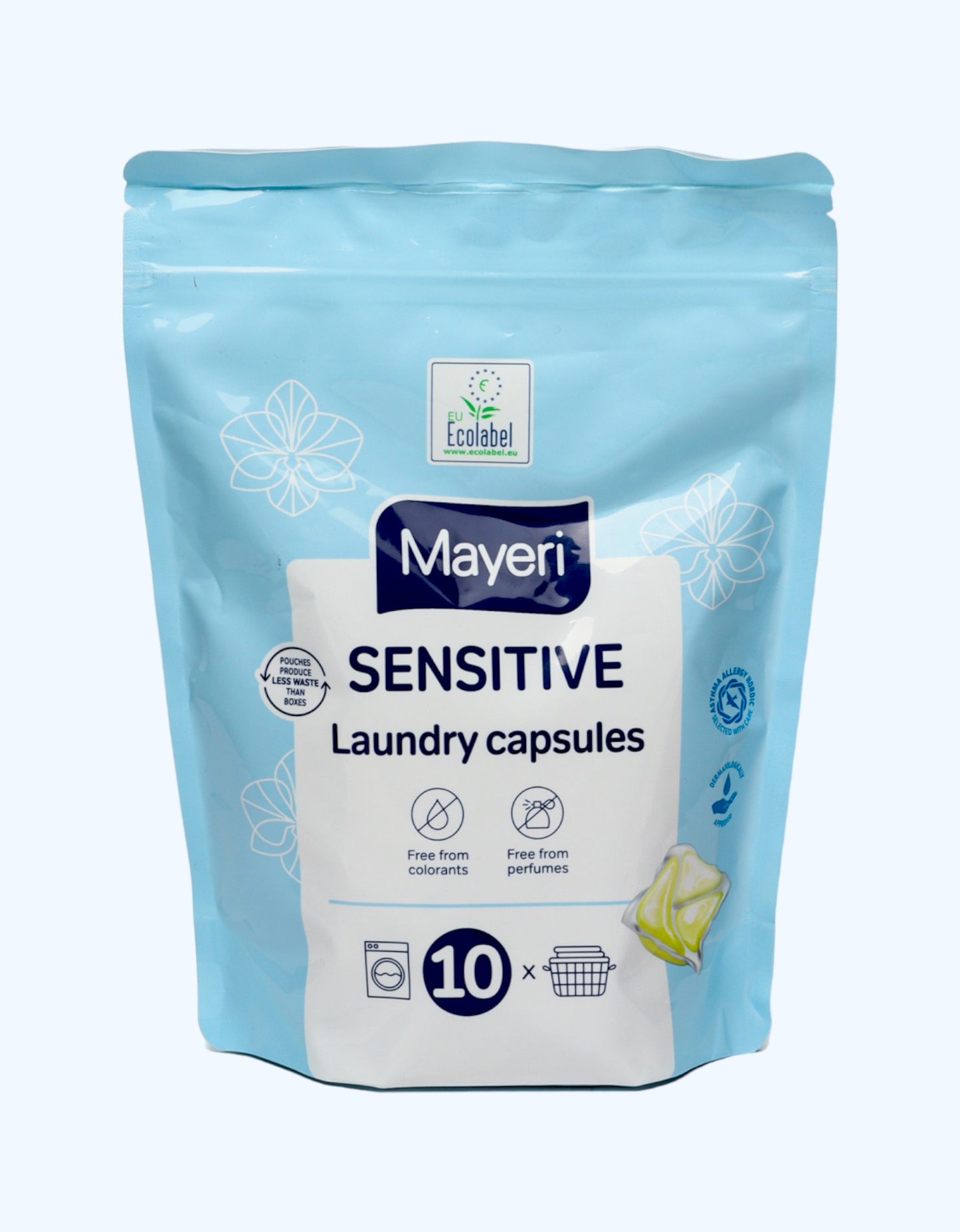 Mayeri Капсулы для стирки белья Sensitive, 10 шт