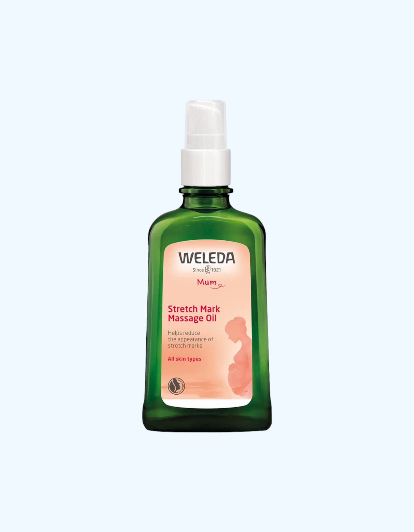 Weleda Mom Массажное масло против растяжек, 100 мл