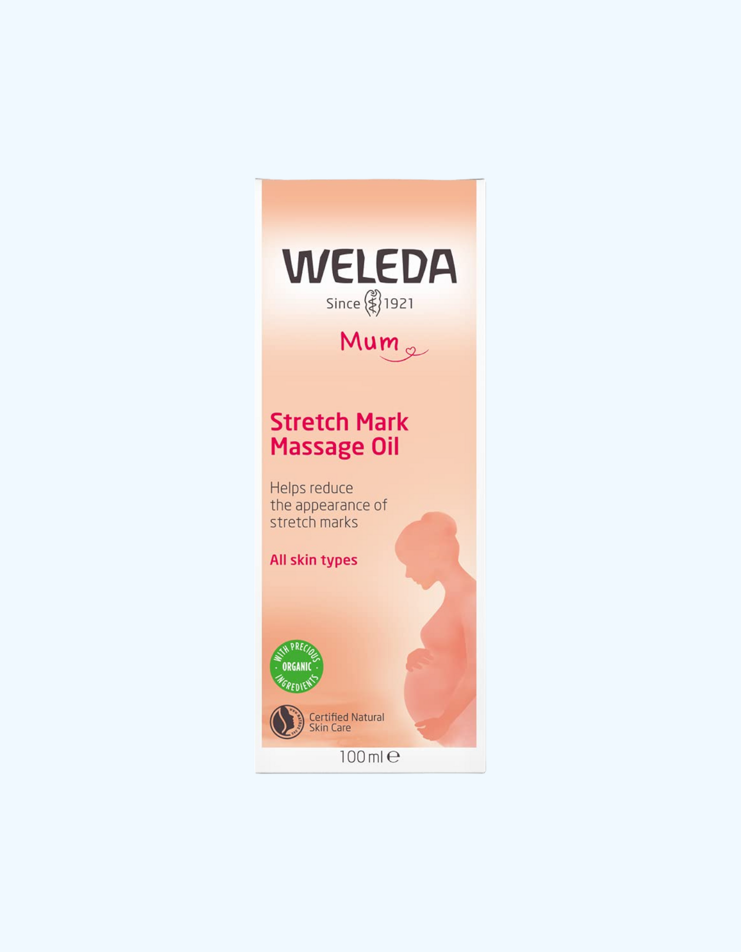 Weleda Mom Массажное масло против растяжек, 100 мл