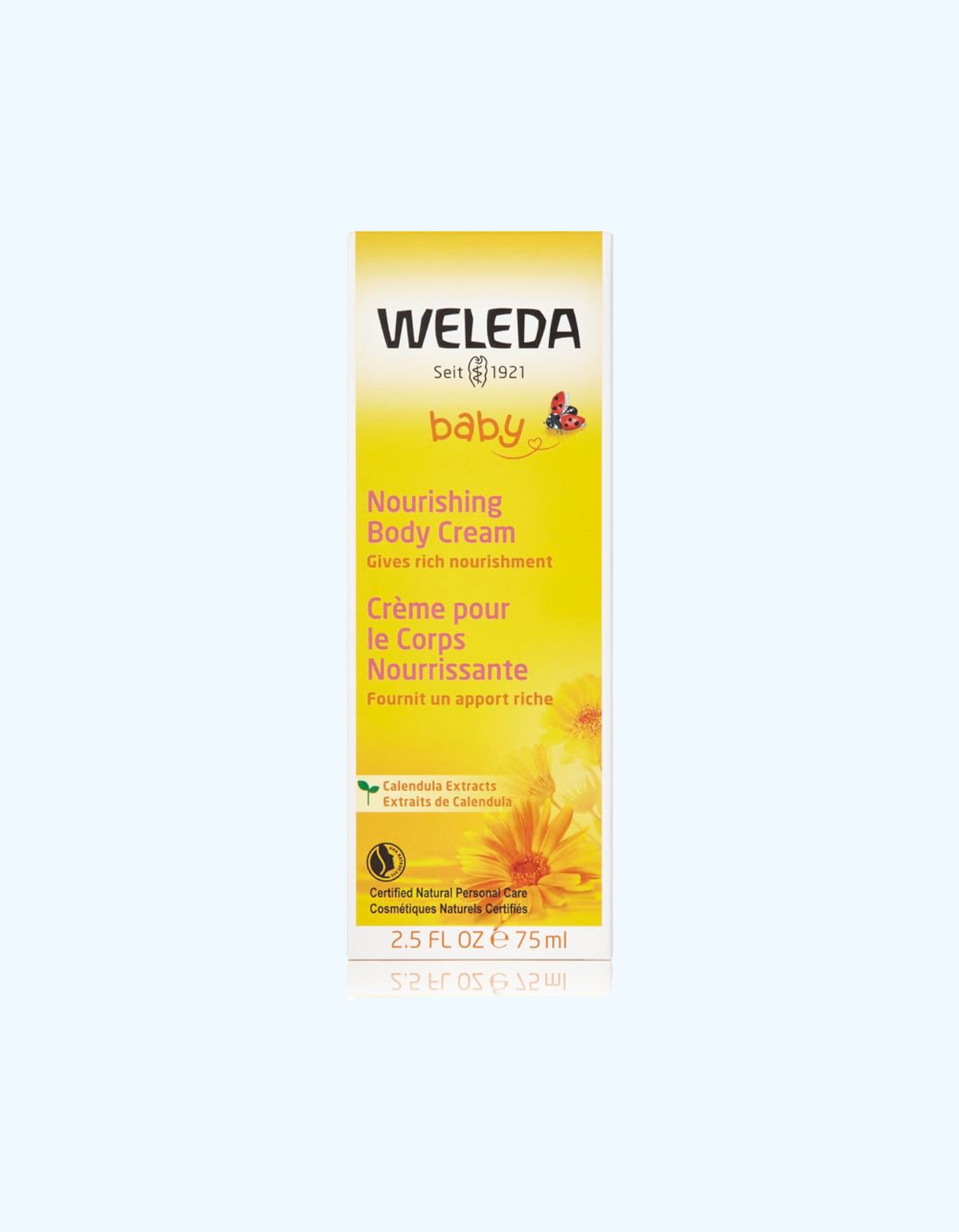 Weleda Baby Питательный крем для тела с экстрактом календулы и ланолином, 75 мл