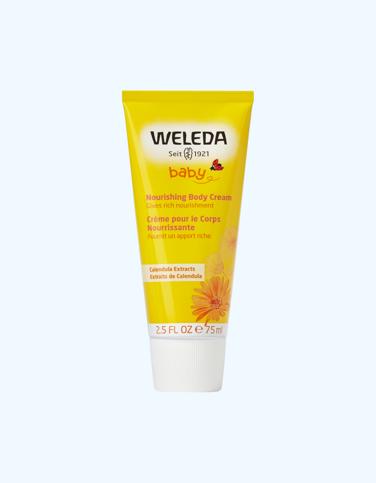 Weleda Baby Питательный крем для тела с экстрактом календулы и ланолином, 75 мл