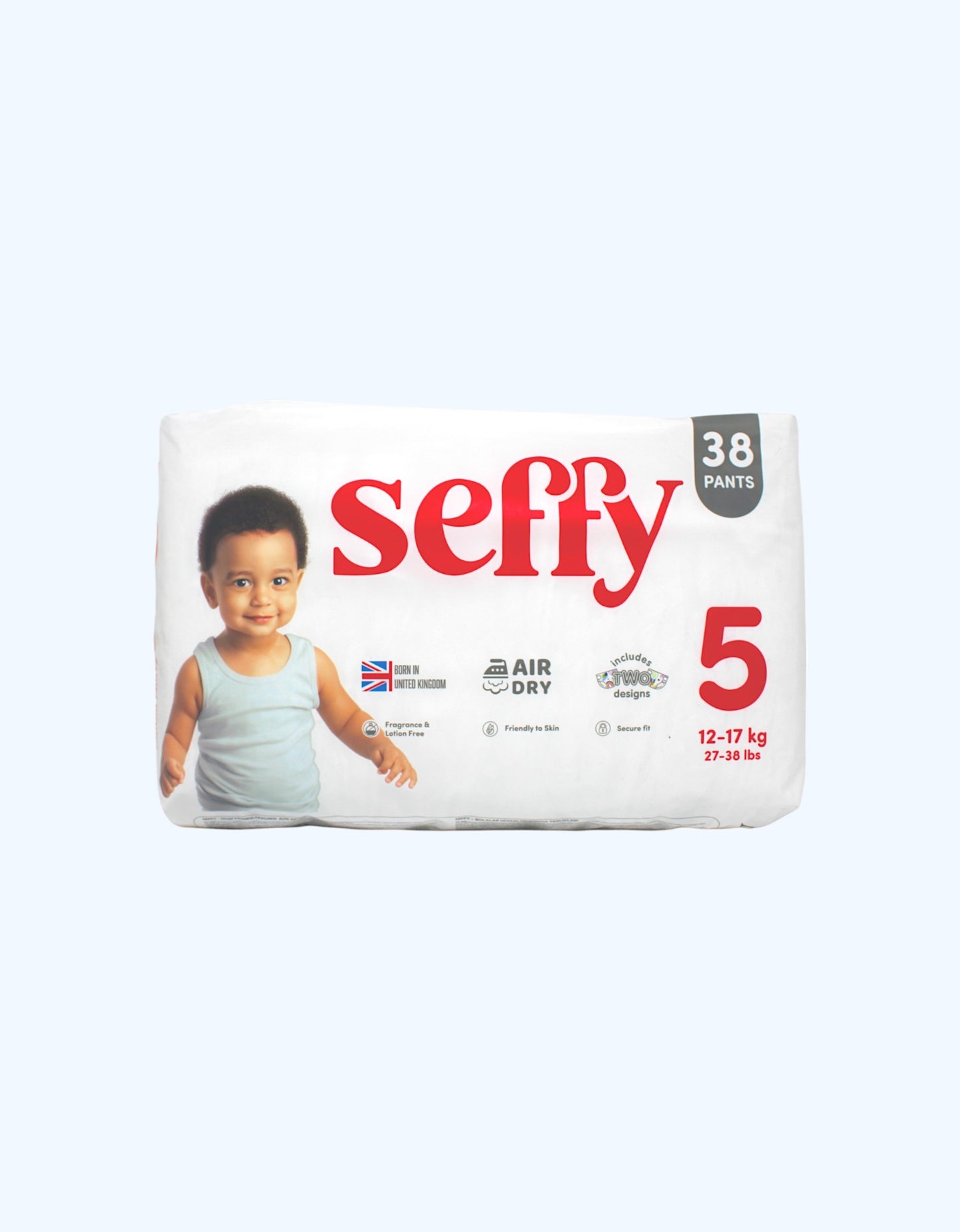 Seffy 5 Подгузники-трусики, 12-17 кг, 38 шт