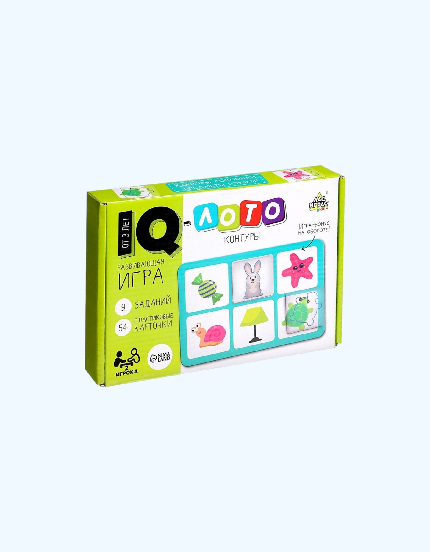 БукваЛенд Настольная игра IQ Лото