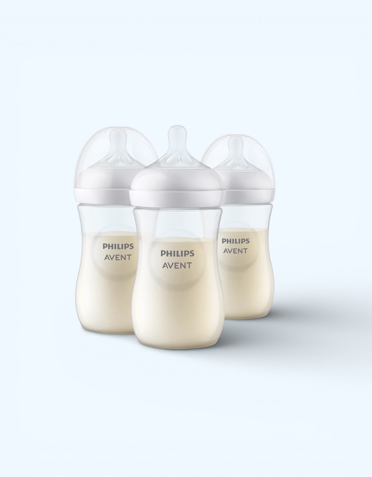 Avent Natural Response Бутылочки, средний поток, 3 шт., 3-6 мес., 260 мл