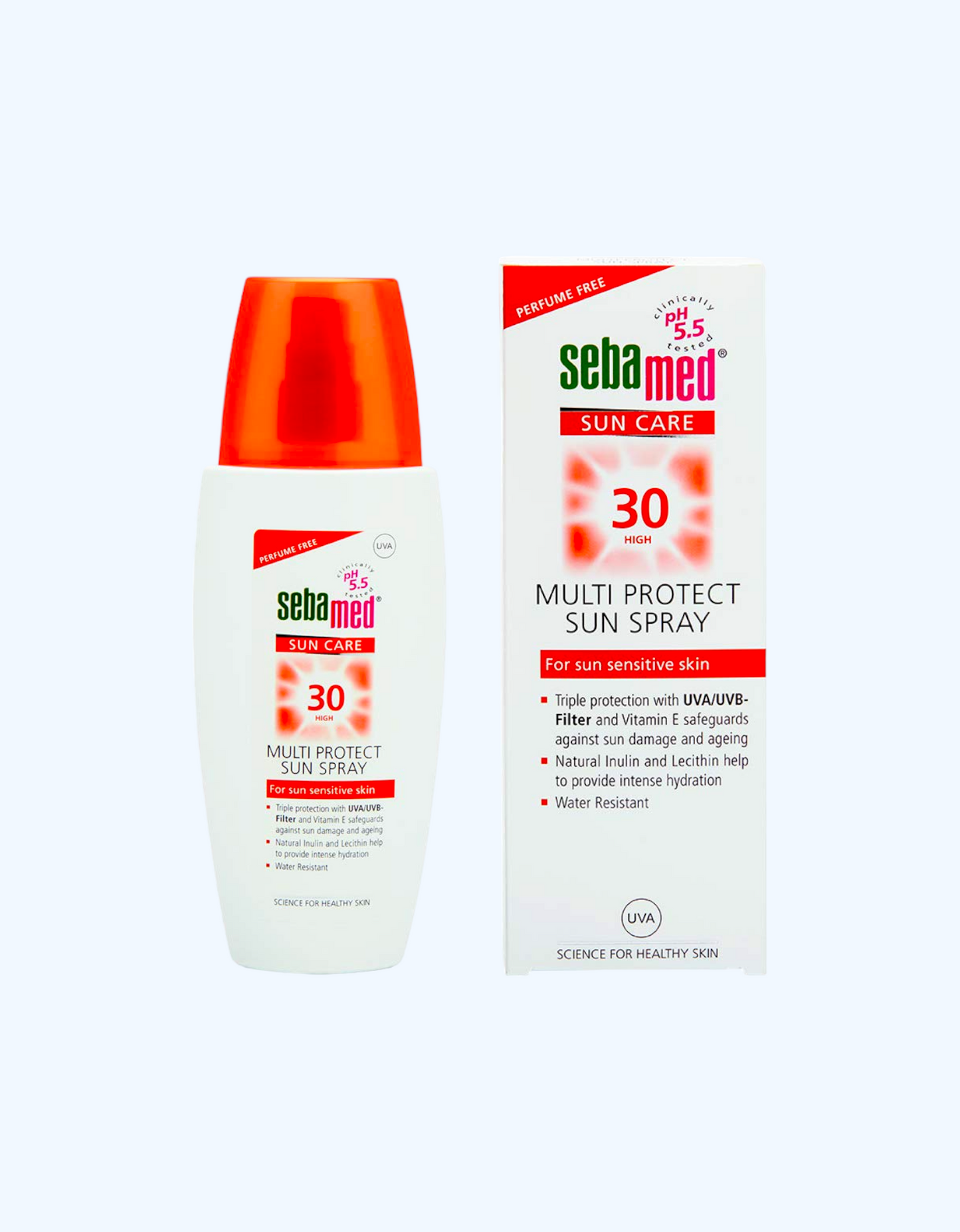 Sebamed Quyoshdan himoya qiluvchi loson SPF 30 parfyum bilan, 150 ml