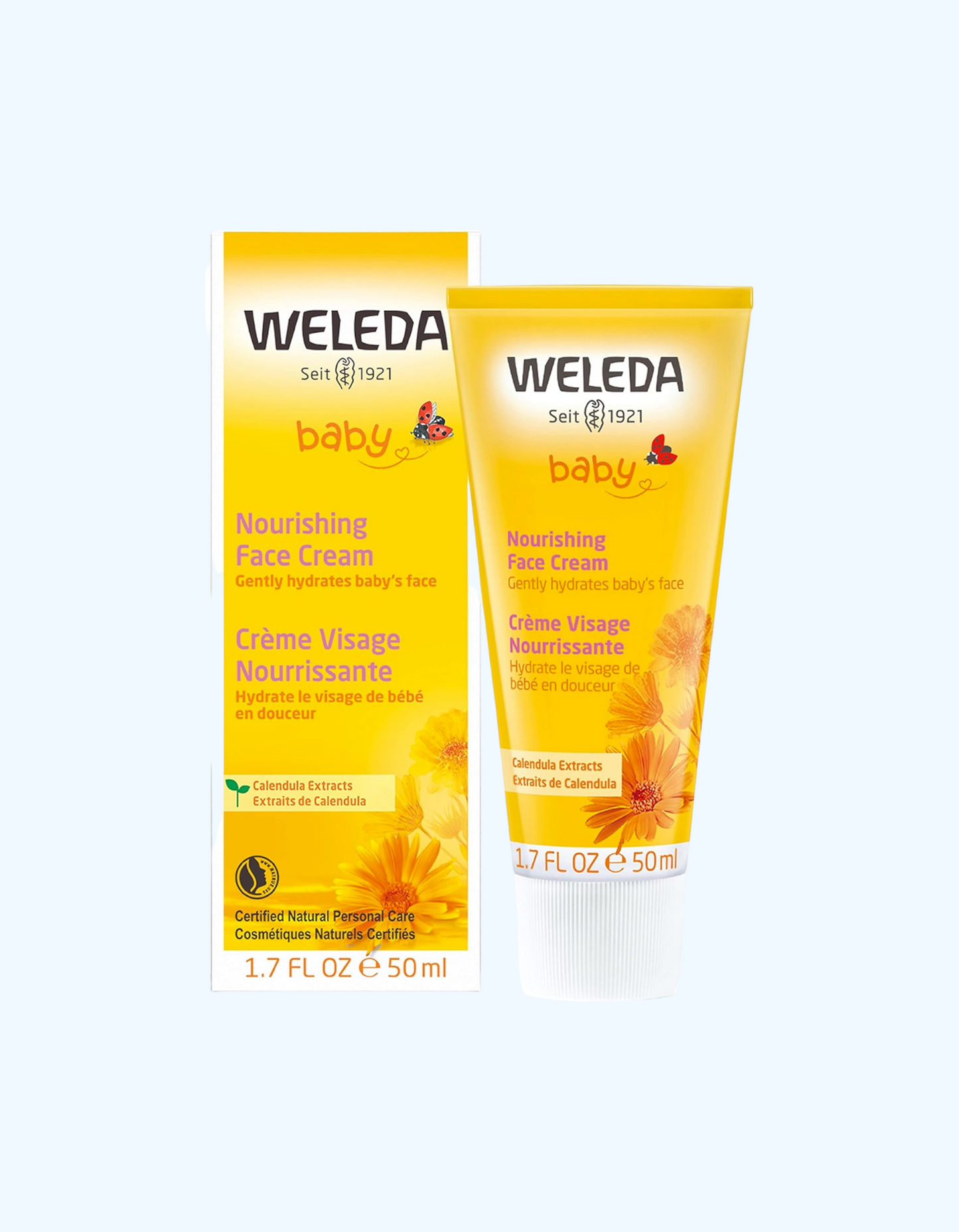 Weleda Baby Питательный крем для лица с экстрактом календулы, 50 мл