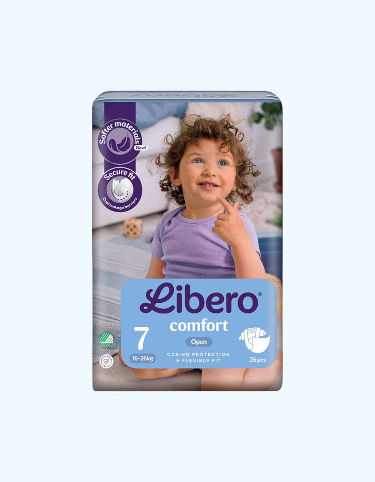 Libero Comfort 7, Подгузники, 16-26 кг, 21/26/38 шт