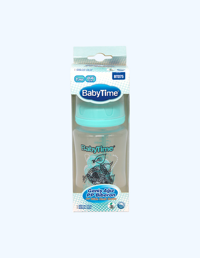 Baby Time Wide bo'yinli shisha, 250 ml