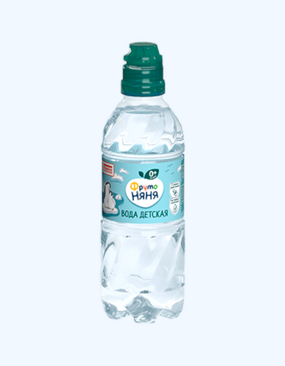 ФрутоНяня Вода питьевая для детей, 0-3 лет, 330 мл
