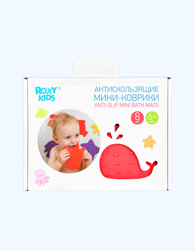 ROXY-KIDS Антискользящие мини-коврики для ванны