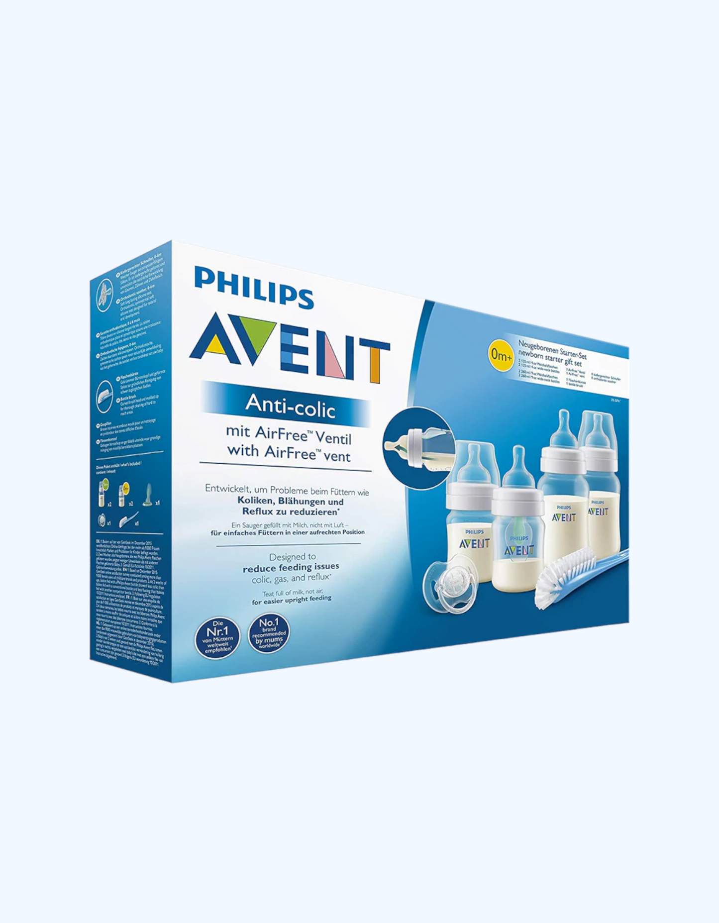 Avent Набор: бутылочка Anti-colic с AirFree