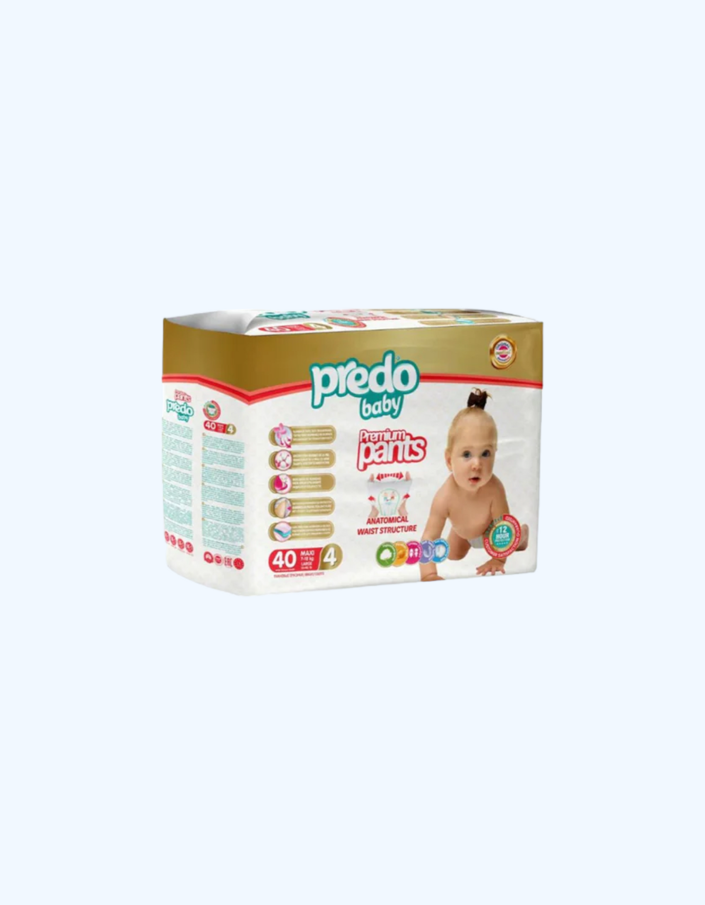 Predo Bezi-panties Maxi 4, 7-18 kg, 40 dona