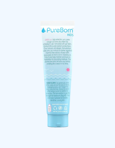 PureBorn Kids Солнцезащитный крем "Coco Sun" SPF30+, 80 мл