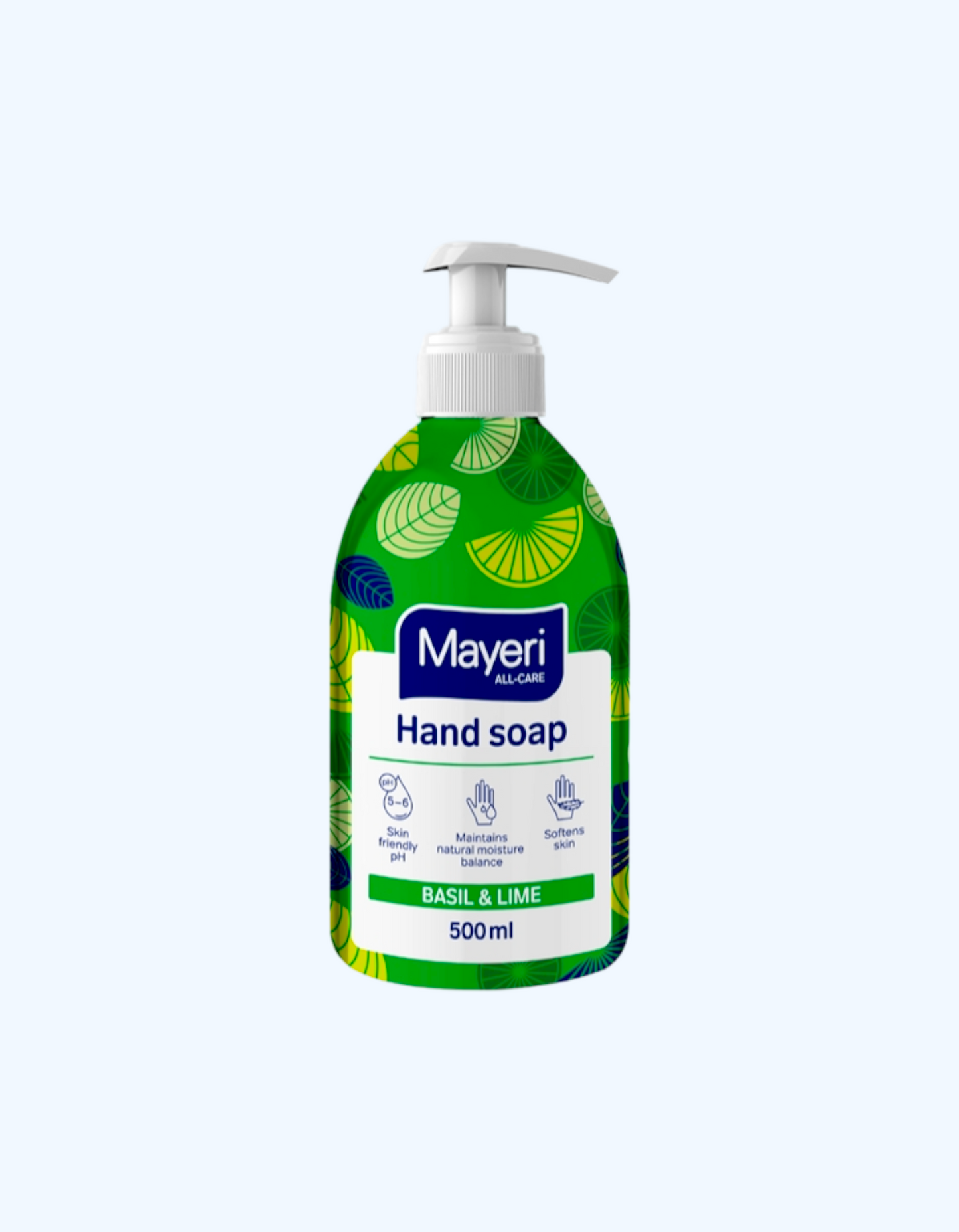 Mayeri All-Care suyuq sovun sitrus va zaytun, dispenser bilan, 500 ml